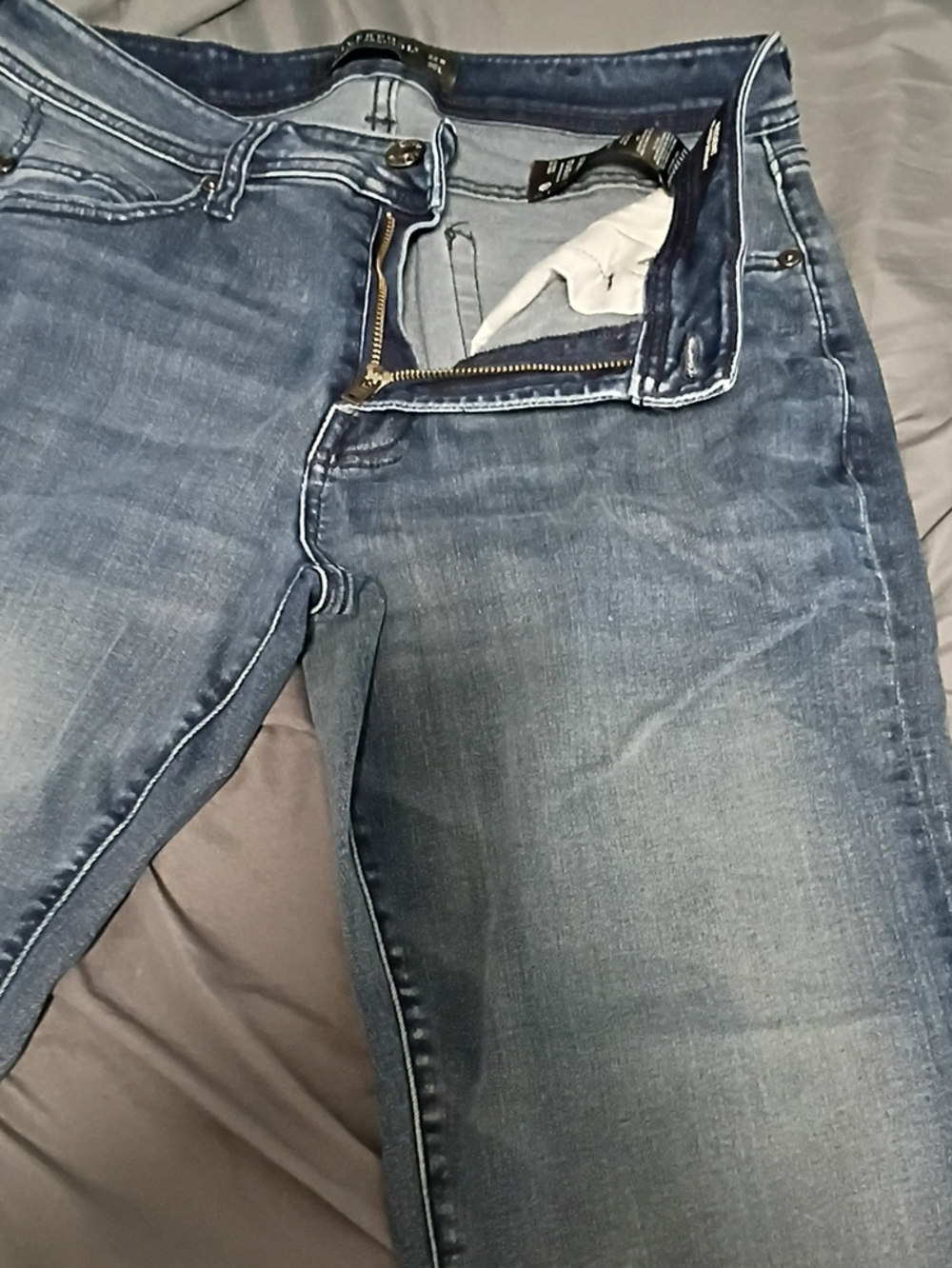 Liverpool Jeans Company Men's Mid Blue Relaxed Jeans